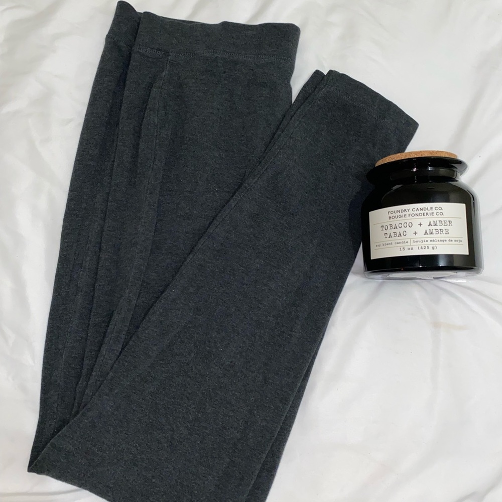 Gray leggings